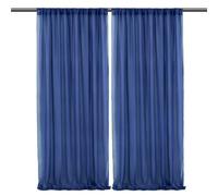 PLQWMR Chiffon Backdrop Curtains with Rod Pockets, Wedding Backdrop and Event Decoration, Lightweight Sheer Fabric, Available in 0.7 x 10ft, 1.5 x 10ft, 1.5 x 7ft, Ideal for Parties and