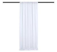 PLQWMR Chiffon Wedding Backdrop Curtain, Lightweight Sheer Draping Fabric for Wedding Ceremony, Reception, Photo Booth, and Parties, Available in 0.7 x 10ft, 1.5 x 7ft, 1.5 x 10ft, Easy to Hang