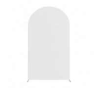 PLQWMR Double Sided Stretchy Fabric Backdrop Stand Cover, Wedding Arch Cover, Smooth Finish, Easy to Install for Event Planners, Photographers, and Wedding Decorators - Versatile Backdrop