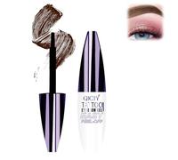 Plresen Qiciy Tattoo Eyebrow Gel, Easy to Remove & Remove Professional Eyebrow Tint Waterproof and Sweat Resistant Dark Brown