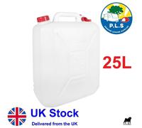 25 Litre Jerry Can Water Storage Petrol Diesel Fuel Container Spout Camping x 3