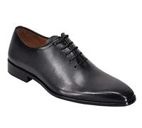 PLS-684-VEAU-GRIS Mens Calf Leather Whole-Cut Shoes in Grey Size 9UK