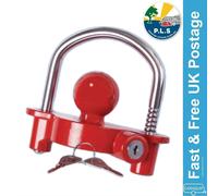 PLS Carasafe ALU Queen Coupling Hitch Lock Tow Bar Coupler Caravan Trailer BJ380