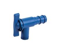 PLS Caravan & Motorhome plastic Blue 28mm Drain Tap
