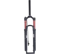 PLSZLL 26/27.5/29 Inch Mountain Bike Front Fork, Straight Tube Line Control, Tortoise-Rabbit Dual Air Chamber Shock Absorber Front Fork, Air Suspension Front Fork A,27.5inch