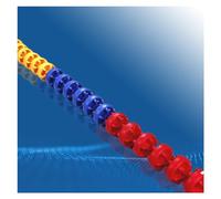 PLSZLL Swimming Pool Safety Divider Rope Float Line,Swimming Pool Safety Floats,Pool Break Waves Safety Rope for Swim Club/Hot Springs(3.3-40ft)