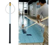 PLSZLL Telescopic Pool Safety Hook for Emergency Rescue and Life Saving with Non-slip Handle - Fiberglass Swimming Pool Pole for Water Parks and Beaches