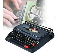 PLSZLL Typewriter Machine,Normal Use Vintage Typewriter,English Typewriter,Vintage Typewriter,English Typewriter,1980 Classic Nostalgia Portable Retro Manual Typewriter, Normal Use Vintag