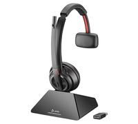 PLT Savi 8210 UC USB-A Mono DECT Headset - Black