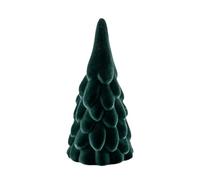 Plucked Ceramic Christmas Tree Desktop Decoration Style Home Counter Present Clues Ornament (A, 15.5x7.5cm)