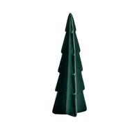 Plucked Ceramic Christmas Tree Desktop Decoration Style Home Counter Present Clues Ornament (F, 25x8cm)