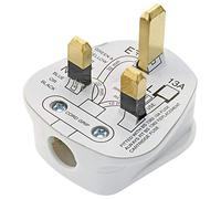 Plug 13A Box of 20, Electrical Mains Plugs Standard CONNECTORS, 20 Piece Pack - PELB1656