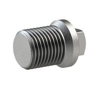Plug 290, AG, R 3/4, operating temperature -20 °C to 300 °C, black malleable iron, hot-dip galvanised, DIN EN 10242