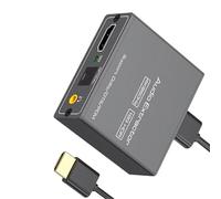 Plug and Play Digital Visual Link Sound Divider Sends 3840x2160 Data While Separating to Light and 3.5mm Ports Extractor
