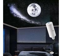 Plug-and-Play HD Star Projector, 360° Flexible Angle Control, USB Starry Sky Night Light Projector, Starry Planetarium Projectors, Plug & Play Milky Way Projection Light, Space Led Lights (White)