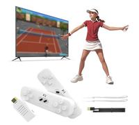 Plug and Play TV Video Game Console - Built-in 1000+ Games, with 2 2.4G Wireless Controllers and Motion Control, Instant Fun for Christmas and Birthday Gifts for Boys and Girls, White