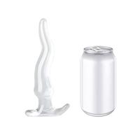 Plug, Butt Plug, Dildo, Transparent Plug, Silicone Giant Dildo, 5 Sizes for Anus Expansion, G-Spot Stimulation, Masturbator Sex Toy for Women, Men, Couples, Extreme Sex Toys (M, 20 x 4