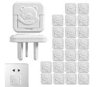 Plug Covers for Sockets, Outlet Covers Babies Proofing, Child Safety Outlet with Hidden Pull Handle, Electric Power Plug Protector Cap, Fancy Plug for Safety & Childproofing