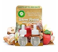 Plug Diffuser Refill 2pk - Warm Festive Apple Strudel - Take A Delightful Journey Back To The Sweet Moments Of Childhood With Our Enchanting Blend Of Baked Apple - Size: 2 X 19ml