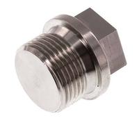 Plug G3/4'' Stainless steel with Collar and External Hex 40bar (562.0psi)