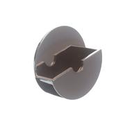 Plug Holder Tidy Stick ON SELF Adhesive Chrome Finish Plastic (Pack of 2)
