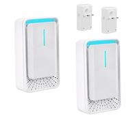 Plug in Air Purifier for Bedroom,2 Pack Negative Ion Air Purifier, Portable Quiet Ioniser for Smokers, Reduces Odours from Pets/Toilet/Dust/Office/Home/Room