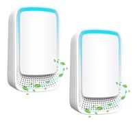 Plug In Air Purifier, YiYunTE 2 Pack Mini Air Purifier for Bedroom, Portable Quiet Plug-In Airs Fresheners Filter with Negative Ion, Small Airs Purifiers for Home Smokers Remover Pet Room