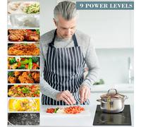 Plug in Ceramic Hob Hobsir Built-in 2 Burners Electric Hob 30cm Ceramic Cooker