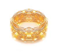 Plug-In Colour Changing Fairy Lights for Indoor and Outdoor Xmas with Spacing: 8cm, Length of the Wire: 28.72m/94ft, Maximum Power: 4.32w, Bulb Rating: 3v 0.024w - Main Powered (WarmWhite, 360 Lights)