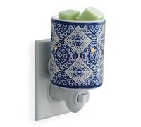 Plug in Fragrance Warmer - Indigo Porcelain British 3 Pin Plug