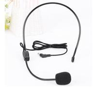 Plug-in Headset Microphone | Adjustable 3.5mm Headphones with Clear Sound for PC, Computer, Laptop | Lightweight HiFi Sound Microphone For TV Presenters, Broadcasters, Singers