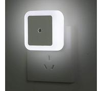 Plug in LED Night Light White Color Smart Dusk to Dawn Sensor Light-Controlled Night Light for Bedroom, Bathroom, Toilet, Stairs, Kitchen, Hallway, Kids,Adults,Live Room,Baby Room, Kids Room