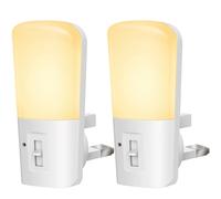 Plug in Night Light, Dimmable Night Lights, LOHAS Dusk to Dawn, Brightness Adjustable, Warm White 3000K, Good for Sleep, Children Light, Use