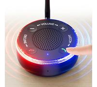 Plug-In Phone Speaker Amplifier, External Ringer for Cell Phone with Loud Ringtone, LED Flash Alert, Large Buttons & One-Touch Call Answering, Ideal for Home Use, Elderly & Hearing Impaired