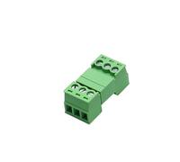 Plug-in terminal blocks 5PCS 15EDGK 2P 3P 4P 5P 6P 7P 8Pin PCB Screw Terminal Block Male Female Connector 3.51/3.81MM Plug-in Type(5 kit 3.81mm,2P)