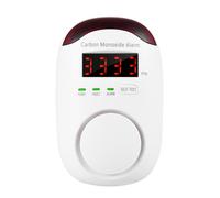 Plug-in Type Carbon Monoxide Alarm CO Detector Monitor with LED Digital Display Voice Alert for Home Kitchen