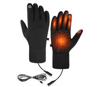 Plug in Warm Mitts - Rechargeable Hand Warmer Set, Breathable Frost Defense Shell, Flexible Motion Ready, Soft Interior Padding | Temperature Safety For Commuting Athletes Snow Condition