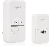 Plug In Wireless Kinetic Door Bell Chime Kit Byron DBY-23442BS