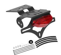 Plug&Play Rear Tail Tidy Fender Eliminator with LED Brake Light License Plate Holder Compatible with GSX8R 2024-2026 GSX8S 2023-2026 Red