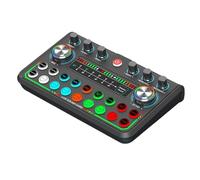 Plug Play USB Sound Card Dynamic Microphone Gaming Podcast, Voice Capture Clear Voice Streaming Podcast Sound Card Equipment for Music Production