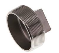 Plug R2 1/2'' Stainless steel with External Square 16bar (224.8psi)