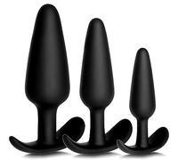 Plug Set, Butt Plug, Plug, Small + Medium + Large, Silicone Butt Plug, SM Sex Toy for Women and Men