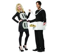 Plug & Socket Couples Costume Lightweight Adult One Size Fits Most