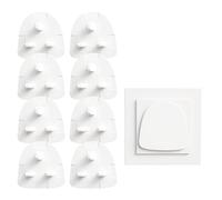 Plug Socket Covers 8 Pcs UK Baby Safety Proofing Electrical Outlet Guard Protectors Caps from Fire & Water Leaking Ideal for Children at Home Office School & Hospitals Sockets