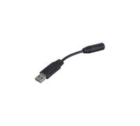 Plug the USB A to 3.5mm female headset adapter plug and seamlessly sound external sound card for desktop or laptop