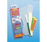 Plug-Tug makes removing fiddly plugs less of a hassle. Single pack contains 10 Plug Tugs. They are easy to attach and use.