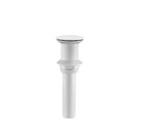 Plug Up Drain Assembly. Pop Up Sink Plug Replacement Bathroom Basin Drain Valve Bounce Filter Brass Multicolor(White No Overflow)