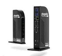 Plugable 14-in-1 USB-C Docking Station, TAA Compliant | 4x HDMI Quad Display Dock with 100W Charging | Compatible with Windows & Thunderbolt (4x USB, 1x USB-C, Ethernet, SD Card, Audio) UD-3900C4