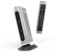 Plugable 16-in-1 Thunderbolt 4 Quad Dock 100W for Thunderbolt 4 Windows Laptops