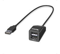 Plugable Technologies 2-in-1 USB Splitter with Dual USB 2.0 Ports, Com
